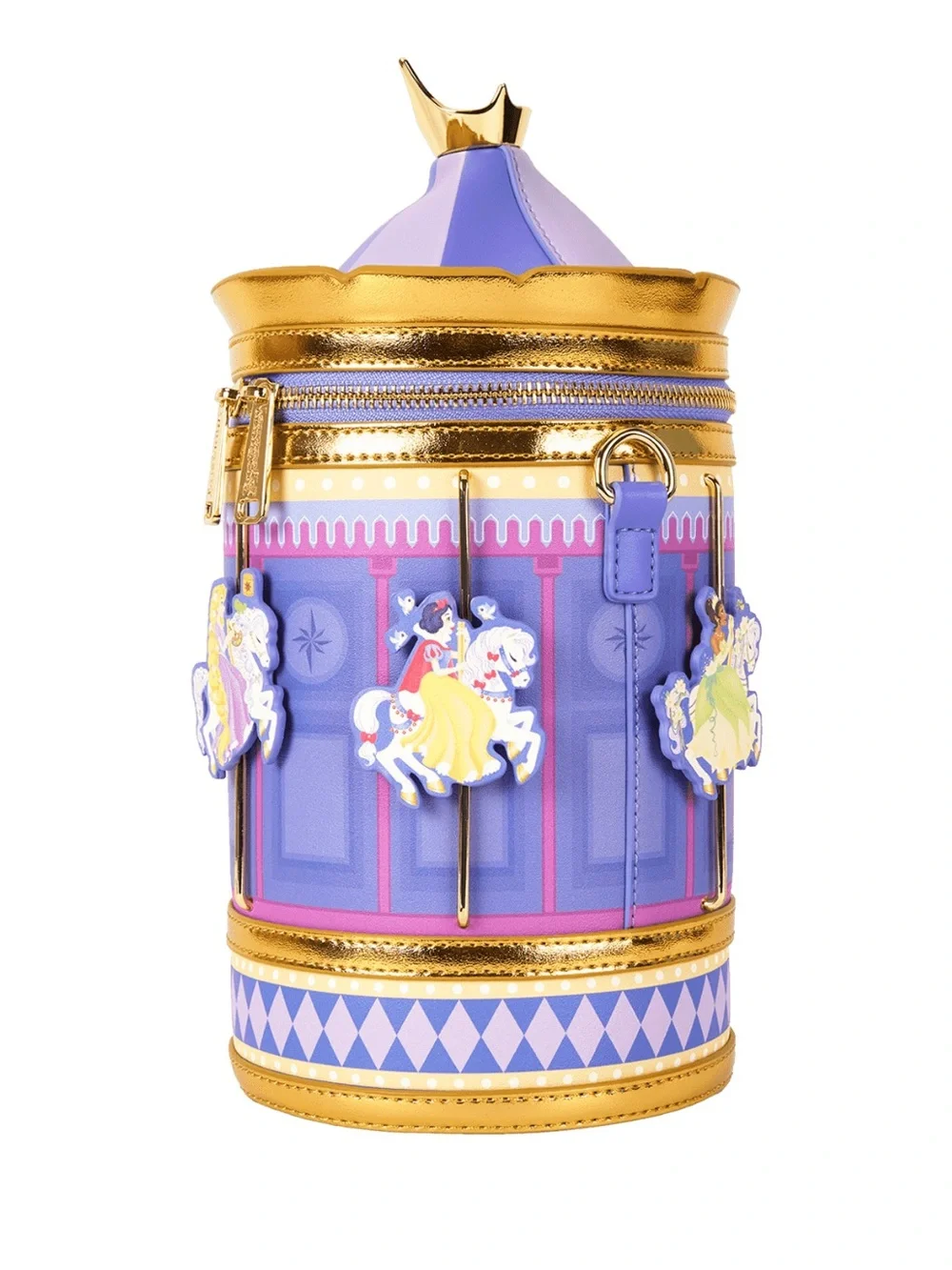Loungefly Disney Princess Exelusive Carousel Figural Crossbody Bag